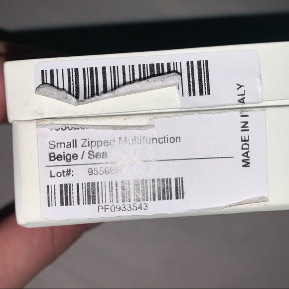 CÉLINE beige/sea Small Zipped Multifuction WALLET - Picture 2 of 15